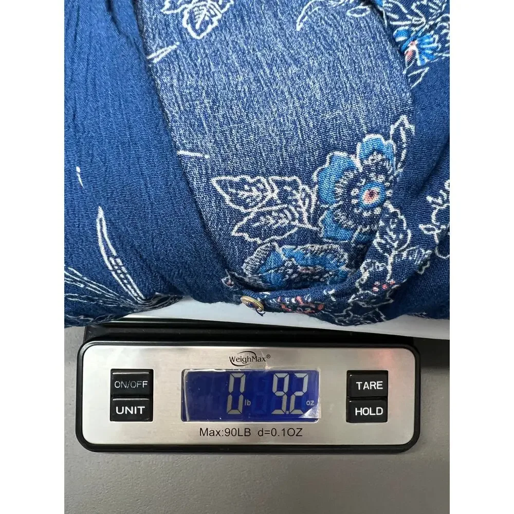 John Paul Richard Flared Sleeve Top Womens 2X Dark Floral Fairy Boho Relaxed - Picture 11 of 11